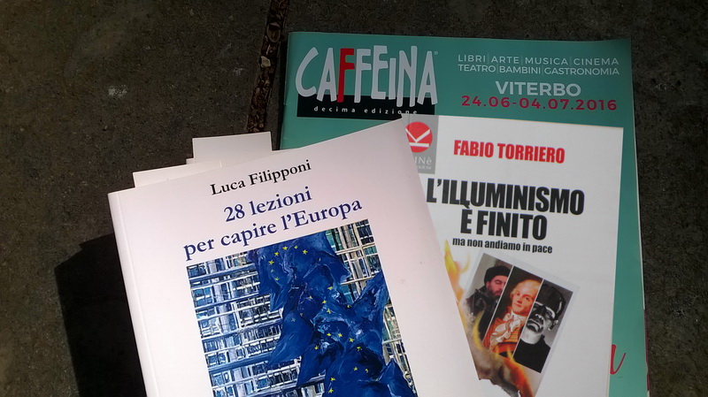 Caffeina Polis di G.Masotti, parla dell'Europa con L. Filipponi e F. Torriero