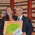 P.Biadetti e l'On.C.Ferri Premio Comunicare l'europa2016