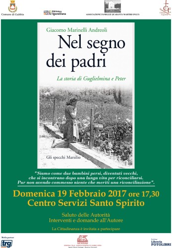 "NEL SEGNO DEI PADRI" di Giacomo Marinelli Andreoli (Marsilio editore)